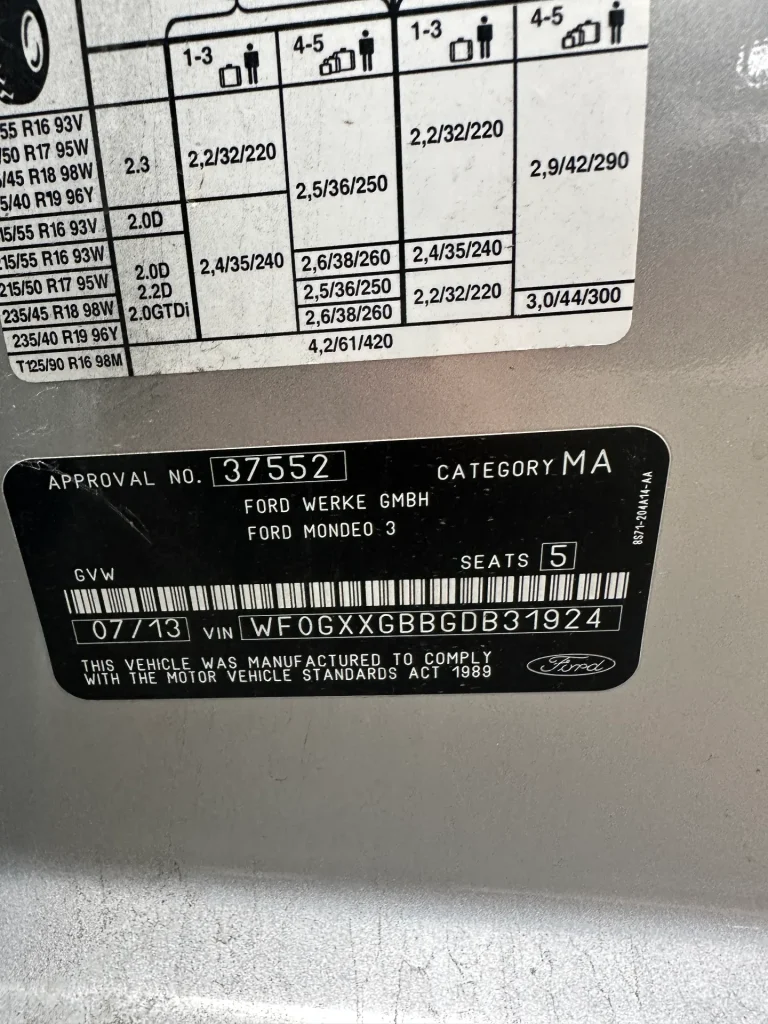 Ford Mondeo 2013 Silver Auto Diesel