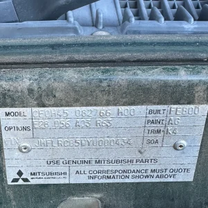 Mitsubishi Lancer 2000 Green Auto Petrol