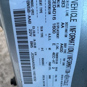 Ford Laser 2001 Silver Auto Petrol