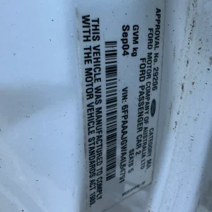 Ford Falcon 2004 White Auto LPG