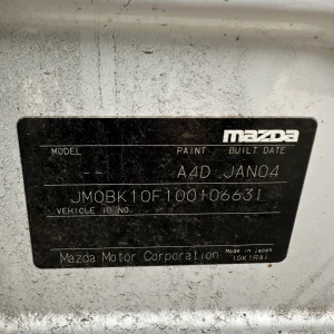 Mazda 3 2004 White Auto Petrol