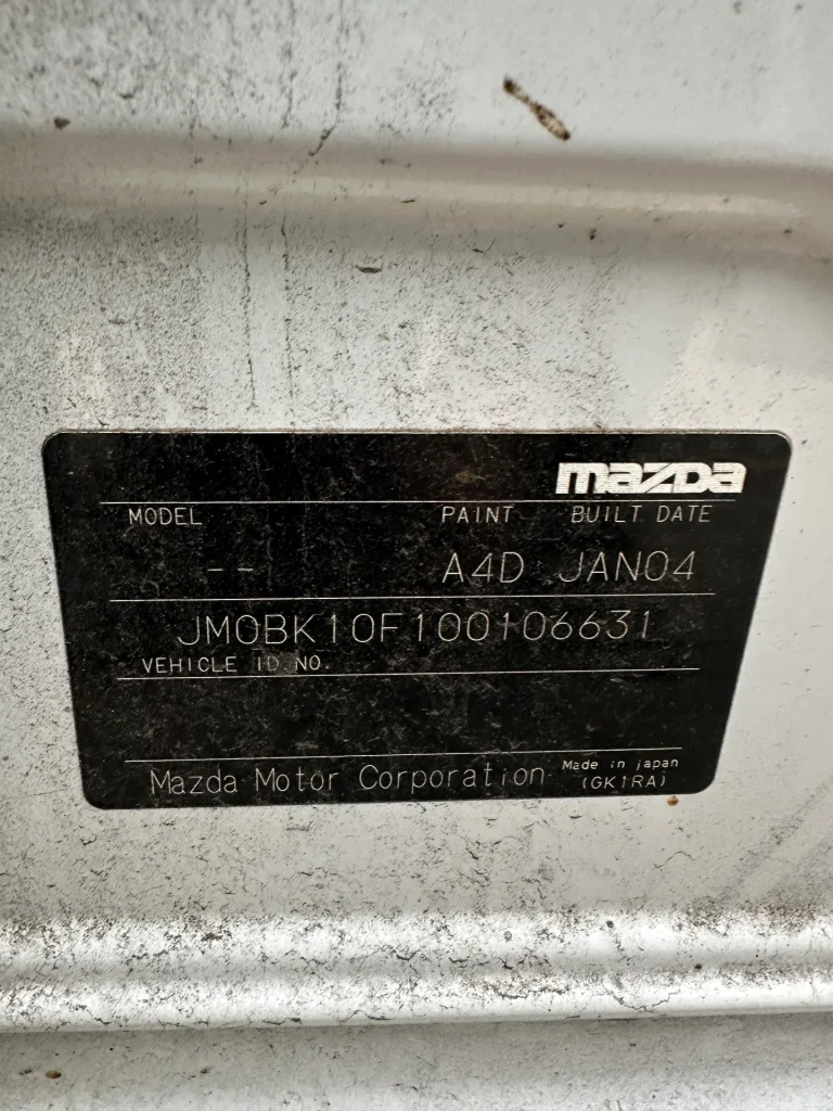 Mazda 3 2004 White Auto Petrol