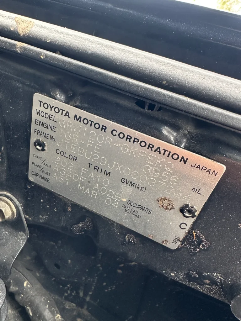 Toyota Prado 2004 Black Auto Petrol