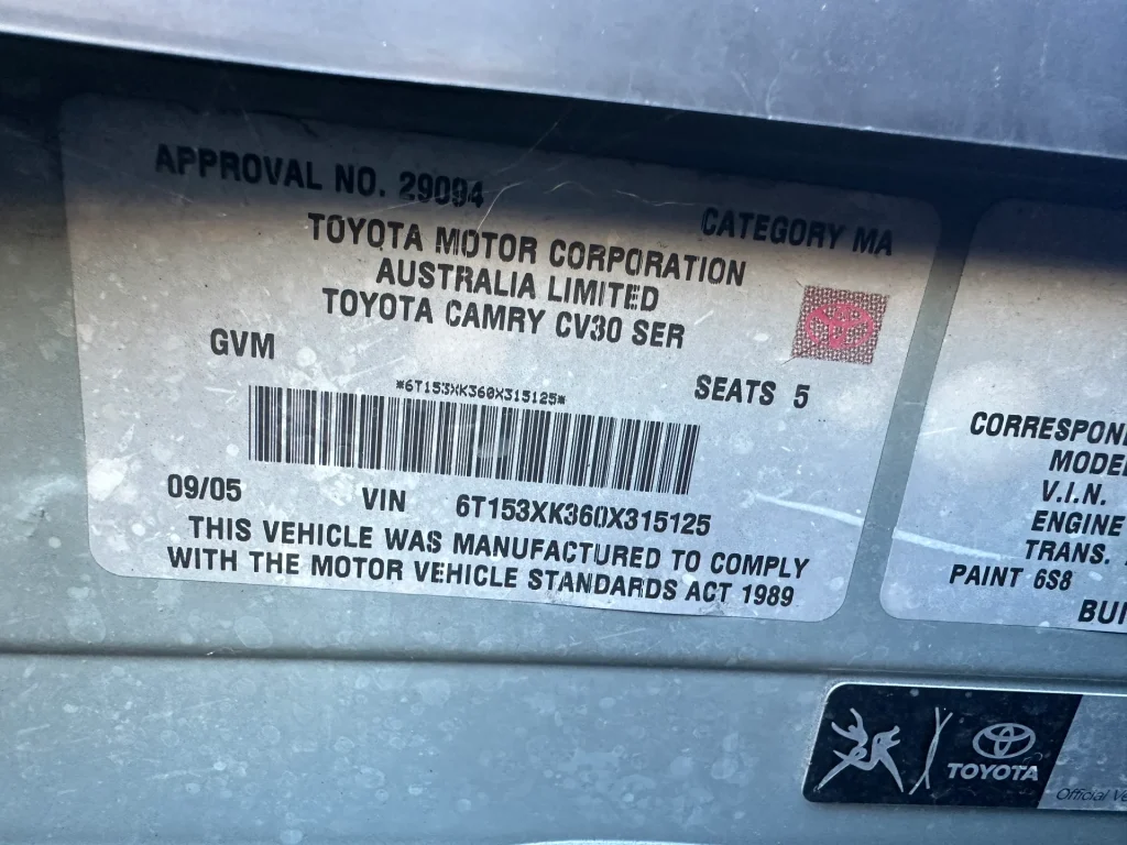 Toyota Camry 2005 Green Auto Petrol