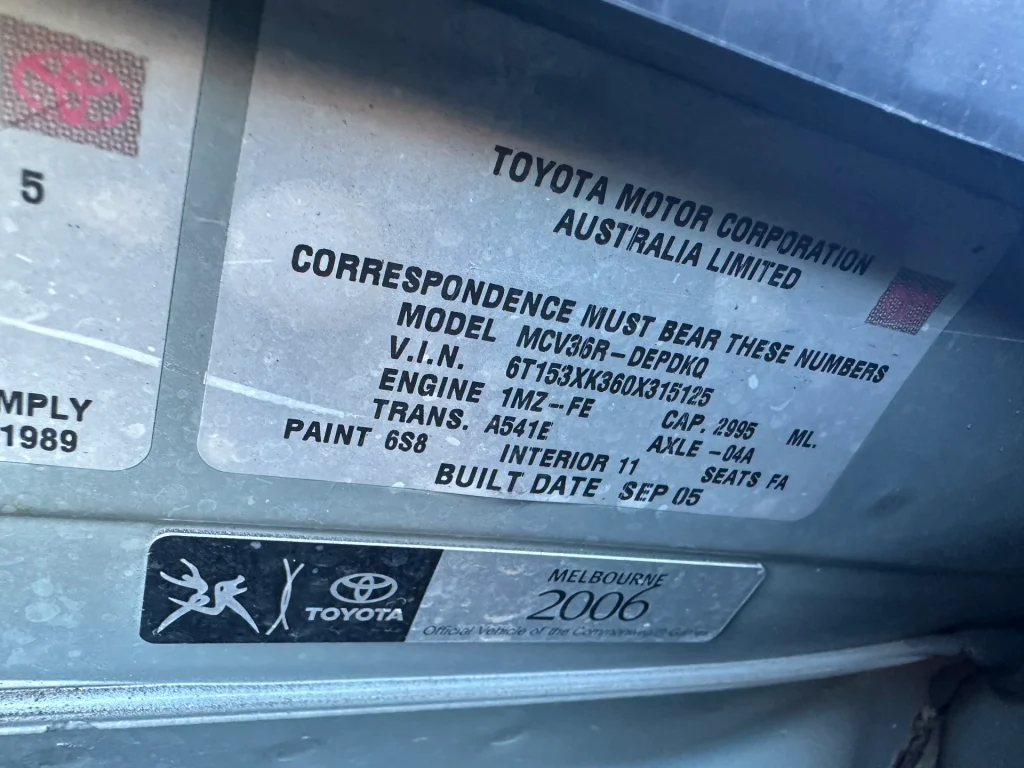 Toyota Camry 2005 Green Auto Petrol