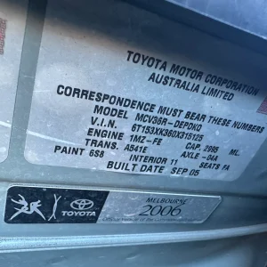 Toyota Camry 2005 Green Auto Petrol