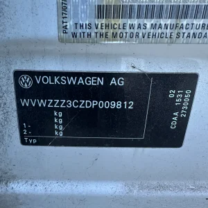 Volkswagen Passat 2012 White Auto Petrol