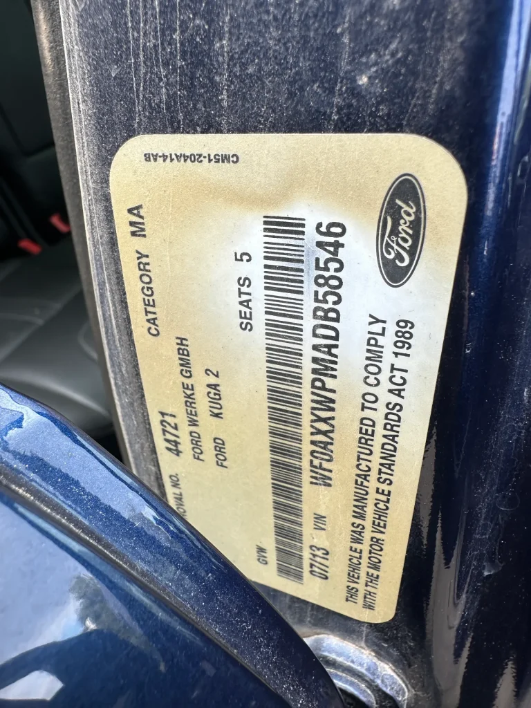 Ford Kuga 2013 Blue Auto Diesel