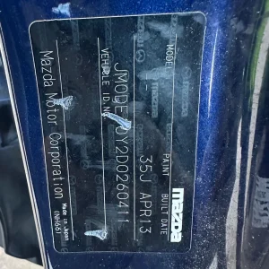 Mazda 2 2013 Blue Auto Petrol