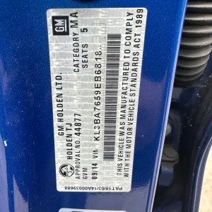 Holden Trax 2014 Blue Auto Petrol