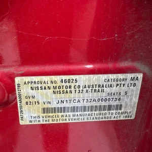 Nissan Xtrail 2014 Red Auto Diesel