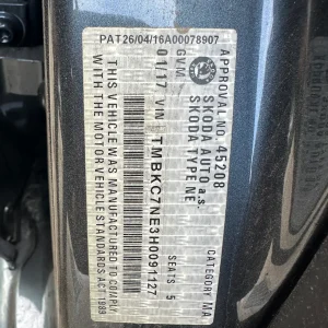 Skoda Octavia 2016 Grey Auto Petrol