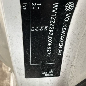 Volkswagen Caddy 2017 White Auto Petrol