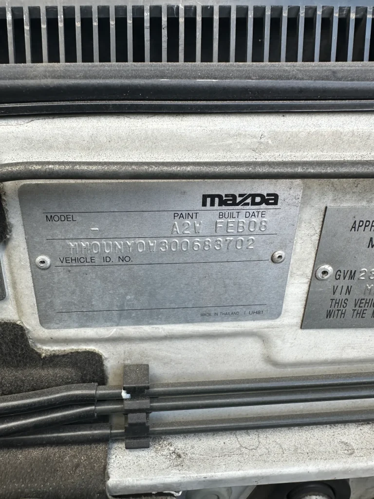 Mazda BT50 2008 White Man Diesel