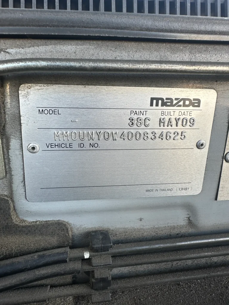 Mazda BT50 2009 Silver Man Diesel
