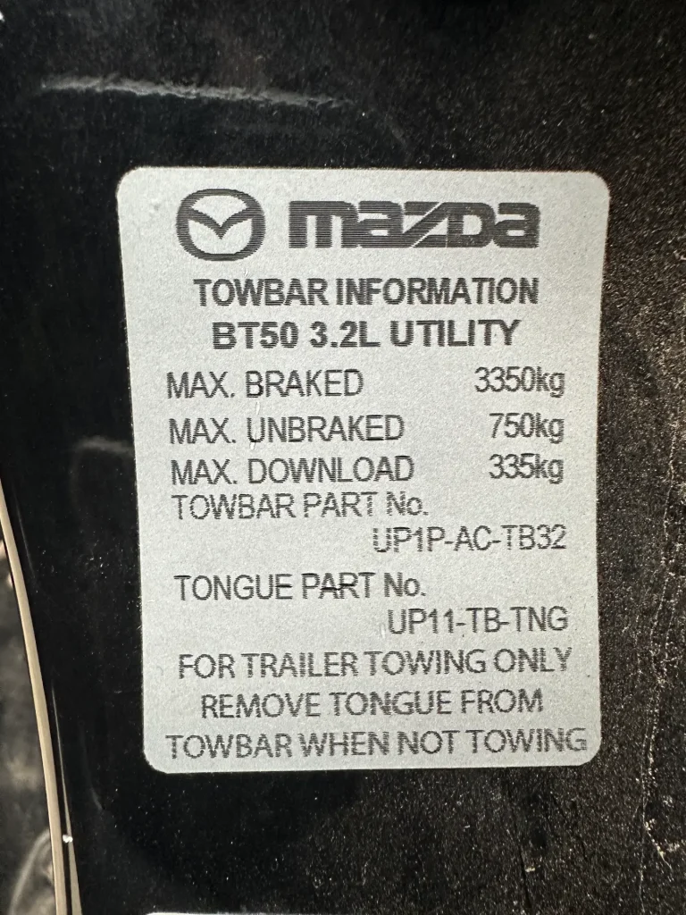 Mazda BT50 2012 Black Man Petrol