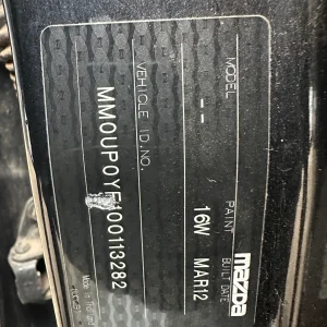 Mazda BT50 2012 Black Man Petrol