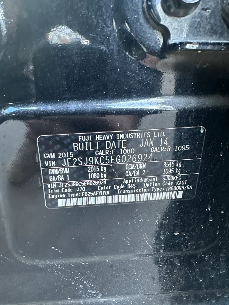 Subaru Forester 2014 Black Auto Petrol