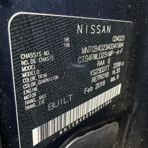 Nissan Navara 2018 Blue Auto Diesel