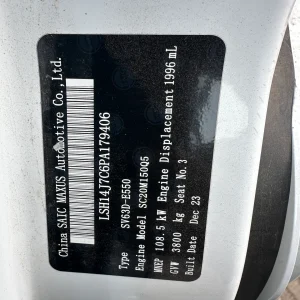LDV Deliver 9 2023 White Auto Diesel