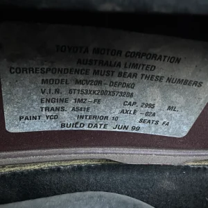 Toyota Camry 1999 Red Auto Petrol