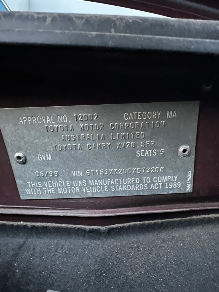 Toyota Camry 1999 Red Auto Petrol