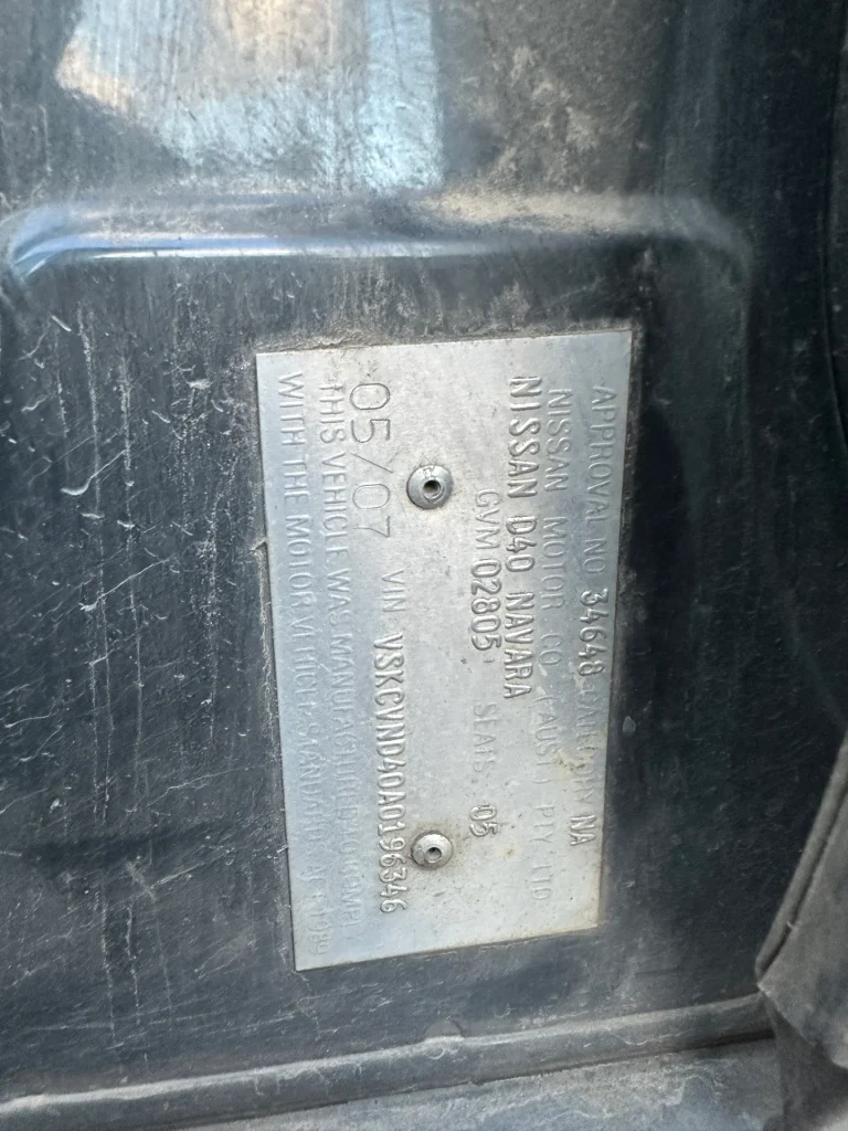 Nissan Navara 2007 Grey Auto Diesel