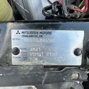 Mitsubishi Triton 2009 Black Man Diesel