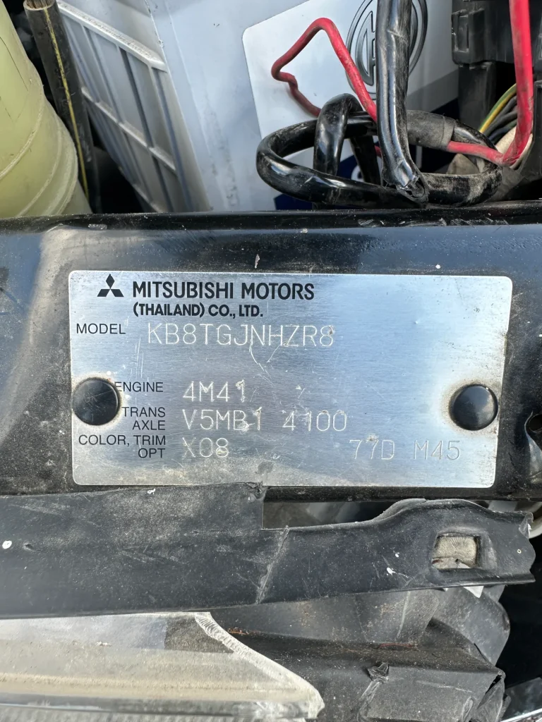 Mitsubishi Triton 2009 Black Man Diesel