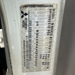 Mitsubishi Triton 2010 White Auto Diesel