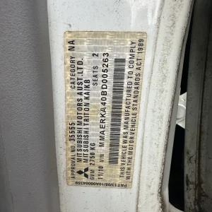 Mitsubishi Triton 2010 White Auto Diesel