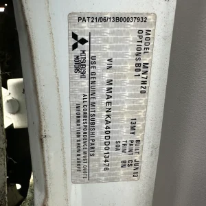 Mitsubishi Triton 2013 White Man Diesel