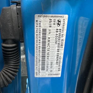 Hyundai Accent 2018 Blue Auto Petrol