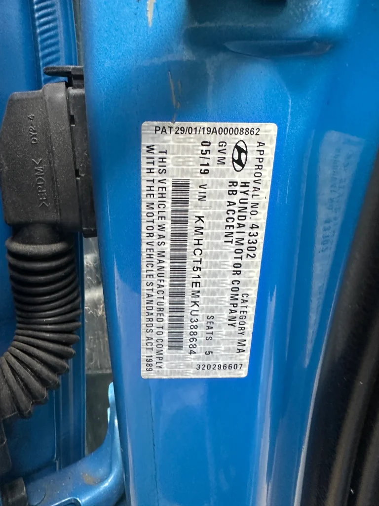 Hyundai Accent 2018 Blue Auto Petrol