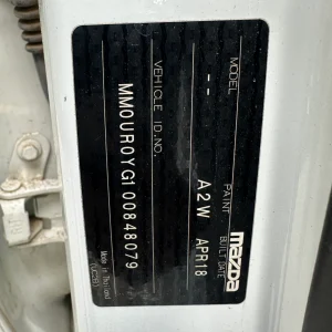 Mazda BT50 2018 White Man Diesel