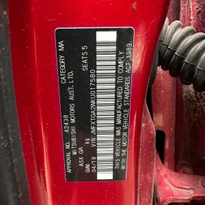 Mitsubishi ASX 2019 Red Auto Petrol