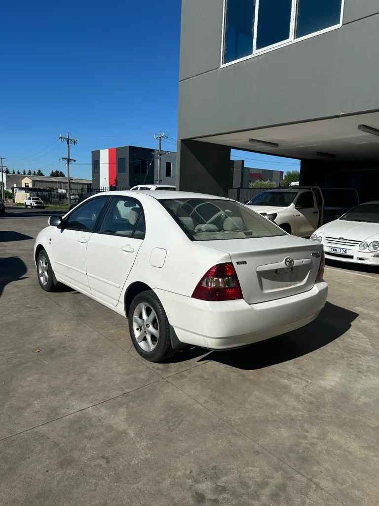 Toyota Corolla 2003 White Auto Petrol