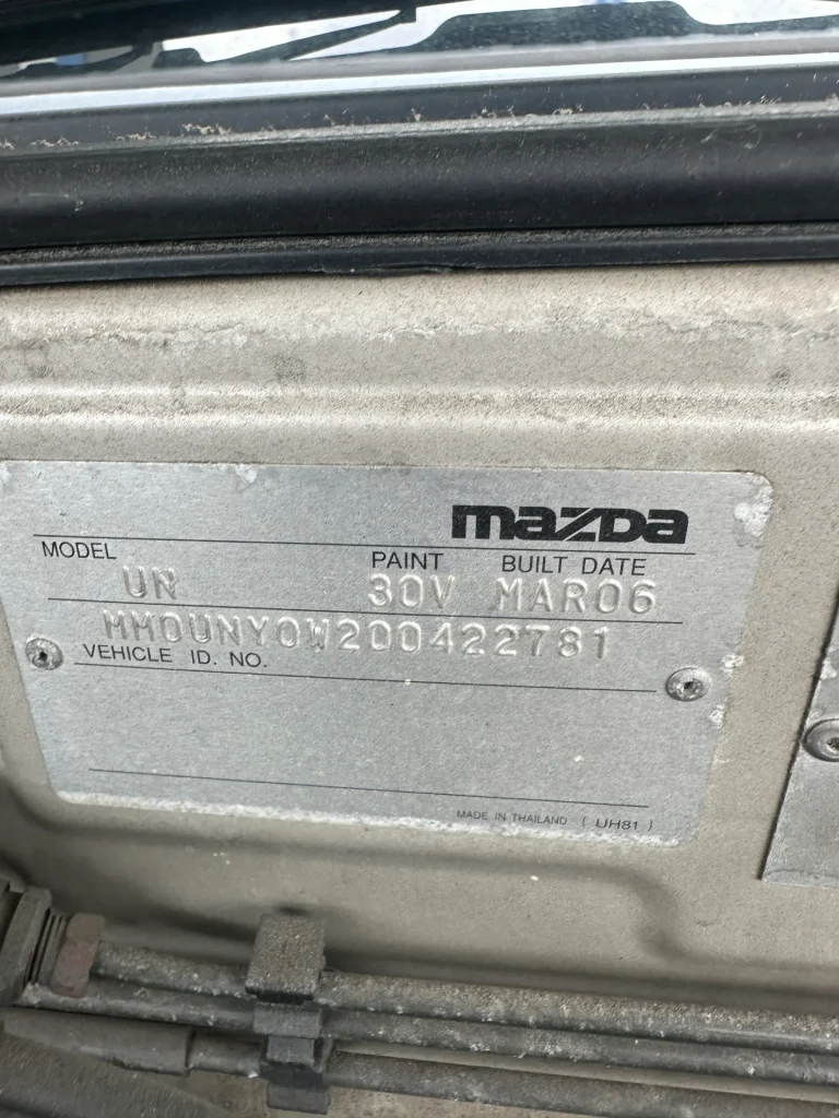 Mazda B2500 2006 Silver Man Diesel