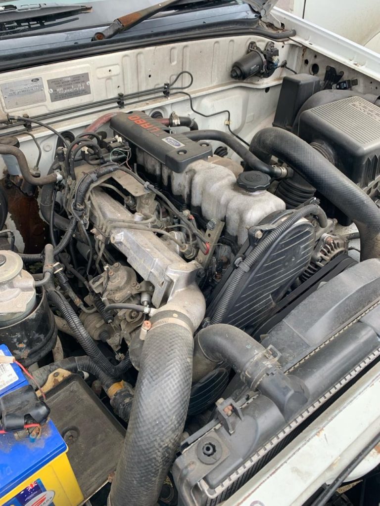 Car removal of broken-down 2001 Ford Courier from Meadow Heights, VIC 3064