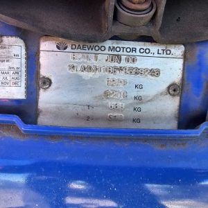 Car Wreckers - Daewoo Matiz 2000 Blue Auto