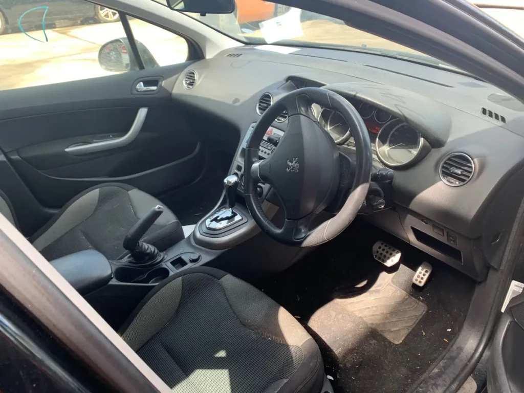 Car Wrecking - PEUGEOT 308 2011 Black Auto Petrol