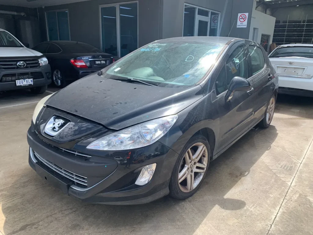 Car Wrecking - PEUGEOT 308 2011 Black Auto Petrol