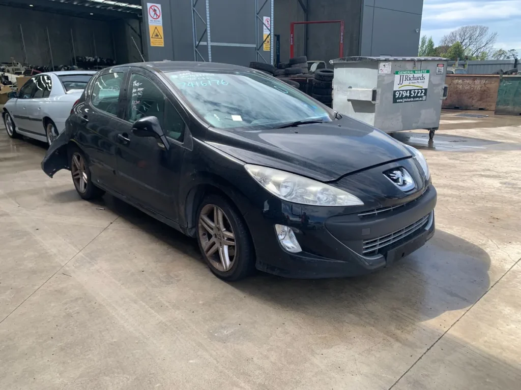 Car Wrecking - PEUGEOT 308 2011 Black Auto Petrol