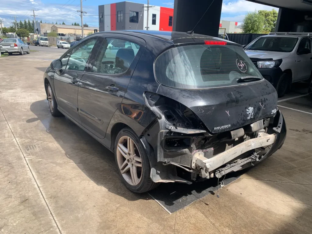 Car Wrecking - PEUGEOT 308 2011 Black Auto Petrol