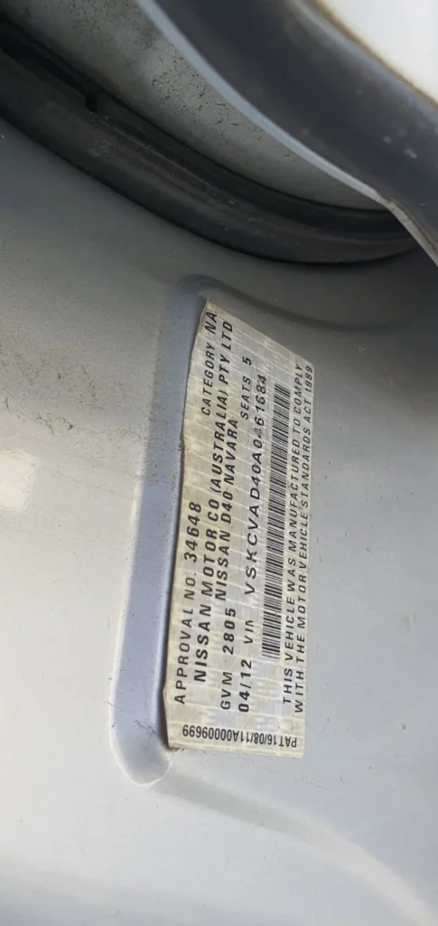 Car Wrecking - NISSAN NAVARA 2011