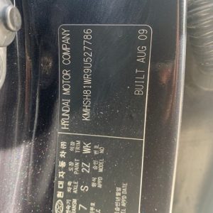 car wreckers Hyundai Santa Fe 2009