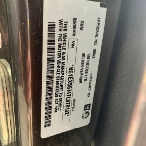 Car Wreckers - Holden Calais 2006