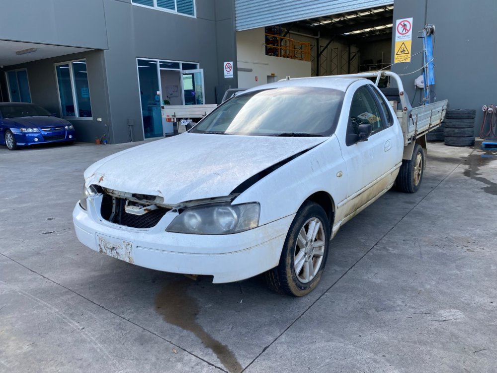 Car Wreckers - Ford Falcon 2005 White Auto Petrol