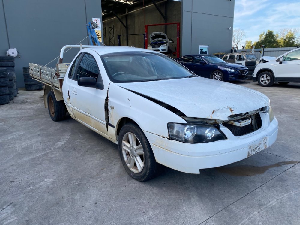 Car Wreckers - Ford Falcon 2005 White Auto Petrol