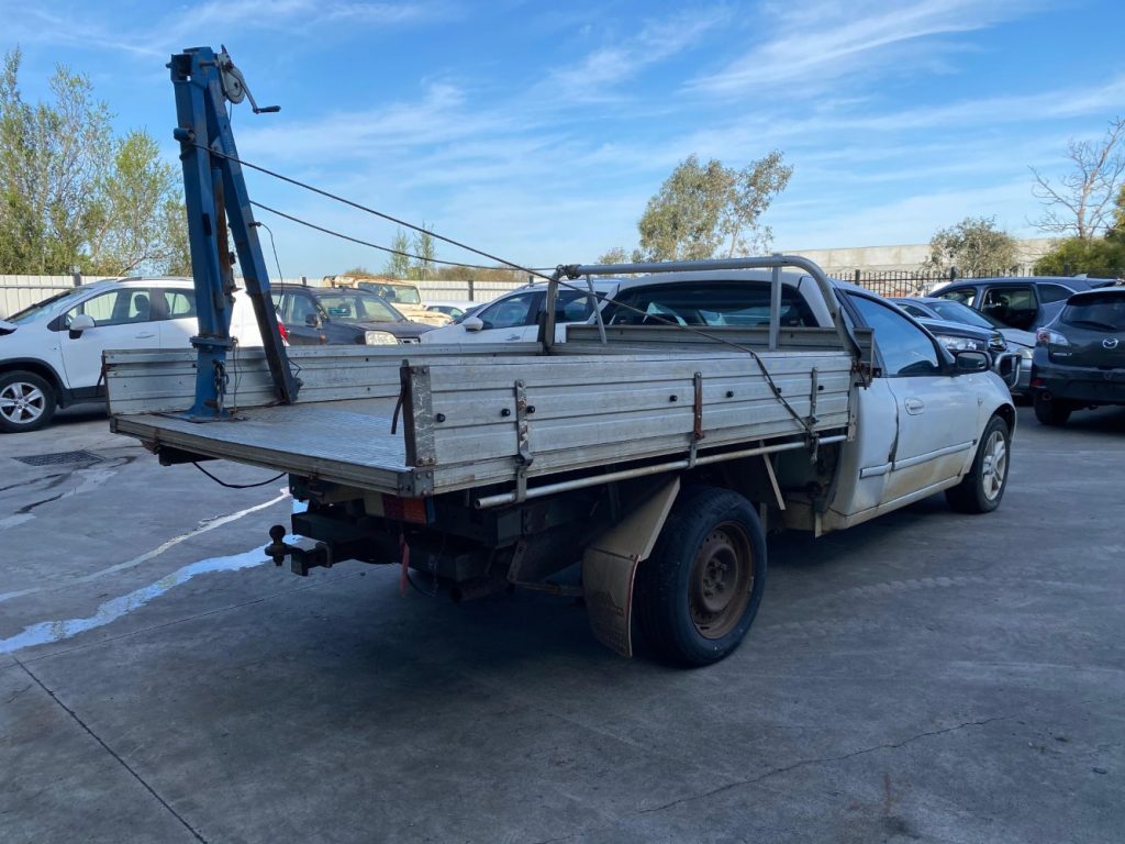 Car Wreckers - Ford Falcon 2005 White Auto Petrol